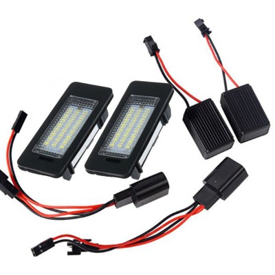 Set 2 x Lampi LED iluminare numar, Canbus, VW GOLF/Jetta/Touran foto