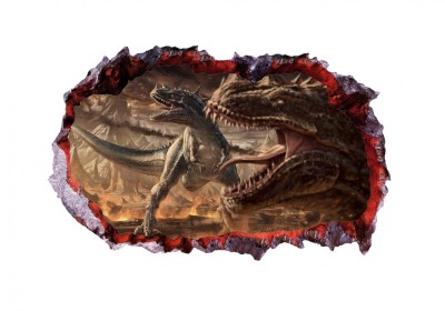 Sticker decorativ cu Dinozauri, 85 cm, 4330ST-1 foto