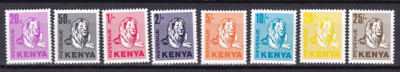 Kenya 1985-2001 fauna lot fiscale MNH foto