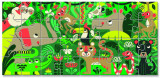 Baby Puzzle - Jungla +2 Ani, 32 piese, Ludattica