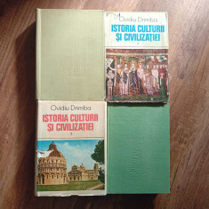 Ovidiu Drimba - Istoria Culturii si Civilizatiei , 4 volume foto