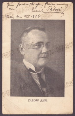 5041 - TABORI EMIL, Jewish actor, born in DETTA, Timis - old PC. - unused - 1926 foto