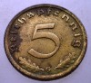 7.271 GERMANIA 5 REICHSPFENNIG 1938 G, Europa, Bronz-Aluminiu