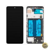 Display cu Touchscreen MP compatibil cu Samsung Galaxy A51 A515 cu Rama Negru