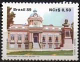 BRAZILIA 1989, Aniversari, 100 de ani - Scoală militară, Rio de Janeiro, MNH