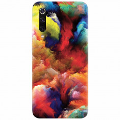 Husa silicon pentru Xiaomi Mi 9, Oil Painting Colorful Strokes