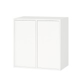 Boxie 2 ajt&oacute;s fali szekr&eacute;ny 80x80x37 cm feh&eacute;r