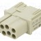 Conector ILME HDC insert contact mamă MIXO 8 pini 16A 600V