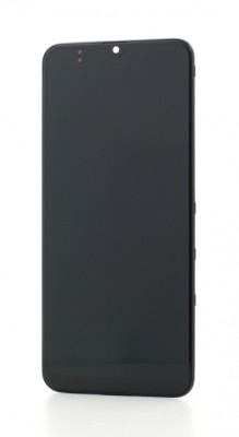 LCD Samsung Galaxy A20, A205, Negru + Rama foto