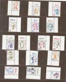 GERMANIA 1988-1991 PERSONALITATI , FEMEI CELEBRE 36 TIMBRE