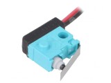 Micro&icirc;ntrerupător SNAP ACTION cu manetă SPST-NC 0,1A/30VDC