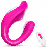 Vibrator Couple Ribbon Pro Remote Red