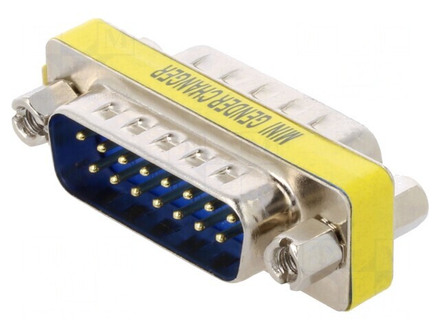 Adaptor D-Sub 15 Pin Dual Tată