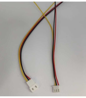 Cablu cu conectori 3pini pas 2.54 mm mama si tata cu fire set 2buc foto