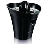 Storcator de citrice Pure Essentials Collection HR2752/90, 85W, Sistem anti-picurare, Negru, Philips