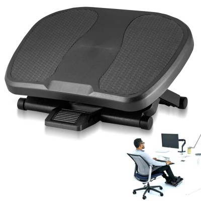 Suport ergonomic reglabil pentru picioare, antiderapant, inclinare 30 grade, 3 trepte inaltime foto