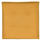 Perna Scaun, Model Galben Muștar, 40x40cm, Fără Fermoar, Cu șireturi, Oem