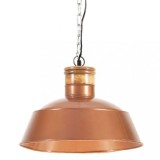 Cumpara ieftin Lampă suspendată industrială, arămiu, 42 cm E27