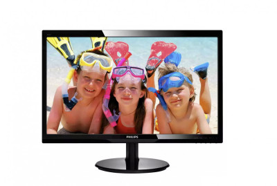 Monitor Second Hand PHILIPS 246V, 24 Inch LED, 1920 x 1080​, VGA, HDMI, Widescreen NewTechnology Media foto
