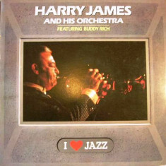 Vinil Harry James And His Orchestra Feat Buddy Rich ‎– I Love Jazz (M) NOU !