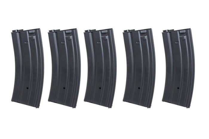 Incarcator metalic mid-cap 120 bile Specna Arms Negru