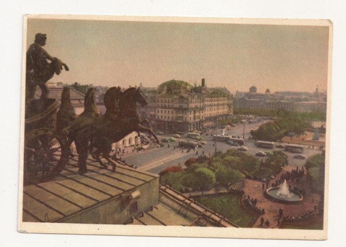 FS3 -Carte Postala - RUSIA - Moscova , Piata Sverdlov, necirculata