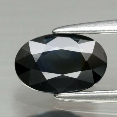 ~&amp;gt;&amp;gt;SAFIR NATURAL ALBASTRU FRUMOS 0,90 ct. certificat de autenticitate ! ! ! foto