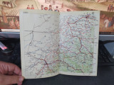 Oradea, Carei, Șimleul Silvanei, Zalău, Satu Mare, hartă color circa 1930,109