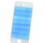Geam sticla + OCA iPhone 5s + Rama, White