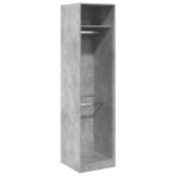 Cumpara ieftin Sifonier, gri beton, 50x50x200 cm, PAL