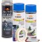 Kit complet reparatie si vopsire jante culoare Albastru Fluorescent, V2 AVX-KVJ-AFV2