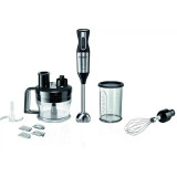 Blender de mana Ergomixx, Bosch, MS6CM4190, 800W, otel inoxidabil, 12 setari de viteza, functia turbo, AntiSplash