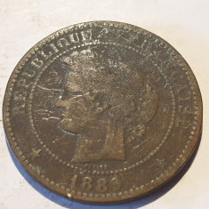 Franta 10 centimes 1889 A Ceres