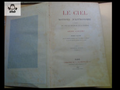 Amedee Guillemin Le ciel Hachette 1866 - gravuri foto