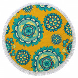 Cumpara ieftin Prosop de plaja Nice Flower 158, Oyo Concept, &Oslash;150 cm, policoton, multicolor