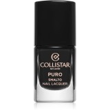 Collistar Puro Long-Lasting Nail Lacquer lac de unghii cu rezistenta indelungata culoare 313 Nero Intenso 10 ml