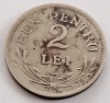 Romania, 2 Lei 1924 Poissy