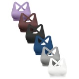 Set 6 Bustiere, bustiera Sport Criss Cross - Confort si Stil pentru Yoga si Fitness, Multicolor - L, Oem
