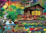 Puzzle 3000 piese - Cabana din padure | Trefl