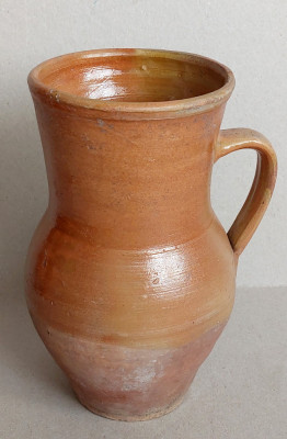 Ulcica de lut ars, ulcea ceramica traditionala romaneasca vechime 60 ani foto