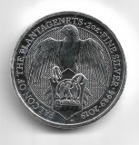 Marea Britanie 2018 Queens Beasts - FALCON OF PLANTAGENETS - ARGINT - 2 OZ