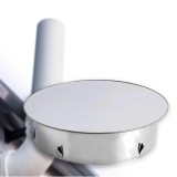 Capă pentru gaură de coș 100MM, capac tub din oțel inoxidabil pentru țevi de cuptor &ndash; Rotund