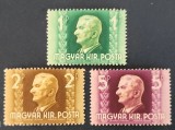 Ungaria 1941 - Horthy, uzuale, serie neuzata