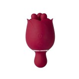 Honey Play Box, Rosewyn, Vibrator și stimulator de precizie 2 &icirc;n 1, 9 Rotating Modes &amp; Finger Pinching Stimulation, Rose, Re&icirc;ncă