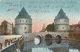 *Belgia, poduri (1), Courtrai, c.p.i., circulata, 1915