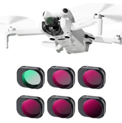 ​Kit 6 Filtre CPL ND4-64 K&amp;amp;F Concept SKU.2082 pentru DJI Mini 4 Pro foto