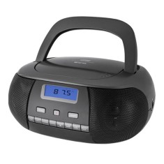 Radio CD Player Ecg Titan, 2 x 1 W, 6 baterii x 1.5 V, aux 3.5 mm, tuner FM, memorie 20 posturi, Negru