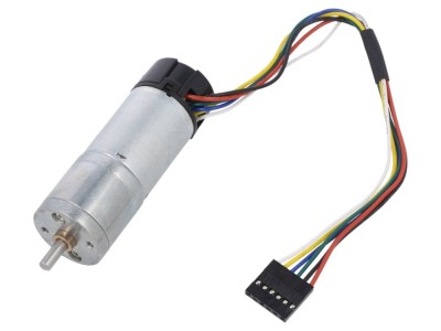 Motor DC cu codificator 12V, transmisie foto