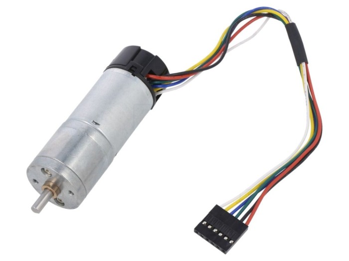Motor DC cu codificator 12V, transmisie