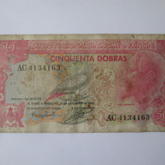 Sao Tome si Principe 50 Dobras 1982 bancnota din imagini